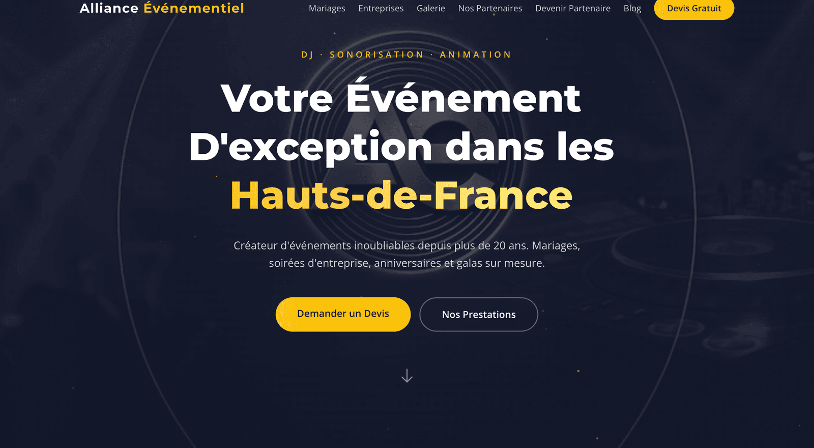 Aperçu de Alliance Événementiel