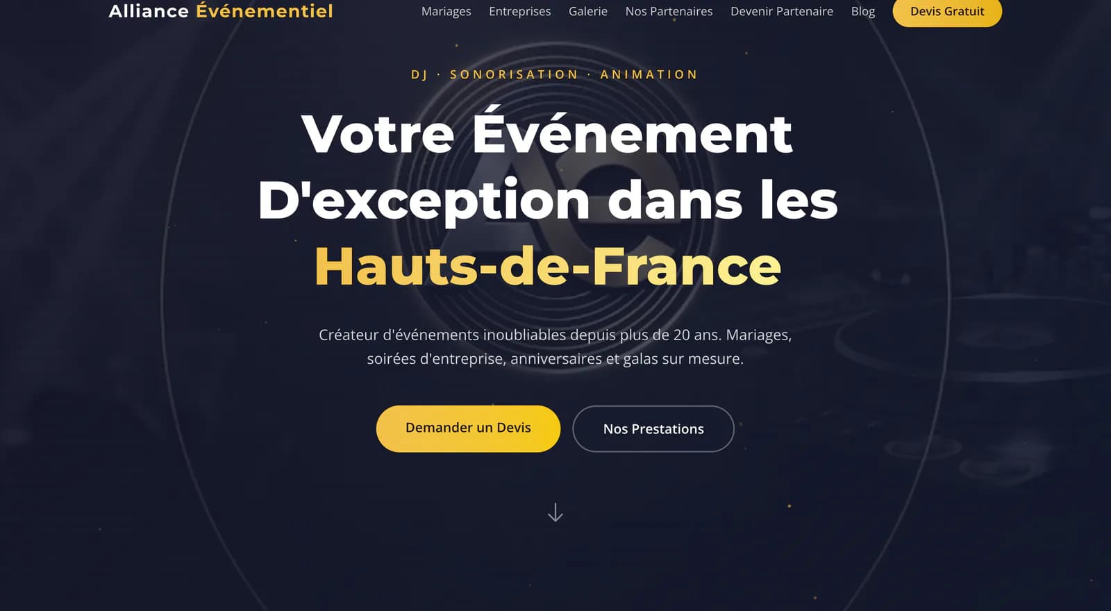 Aperçu de Alliance Événementiel